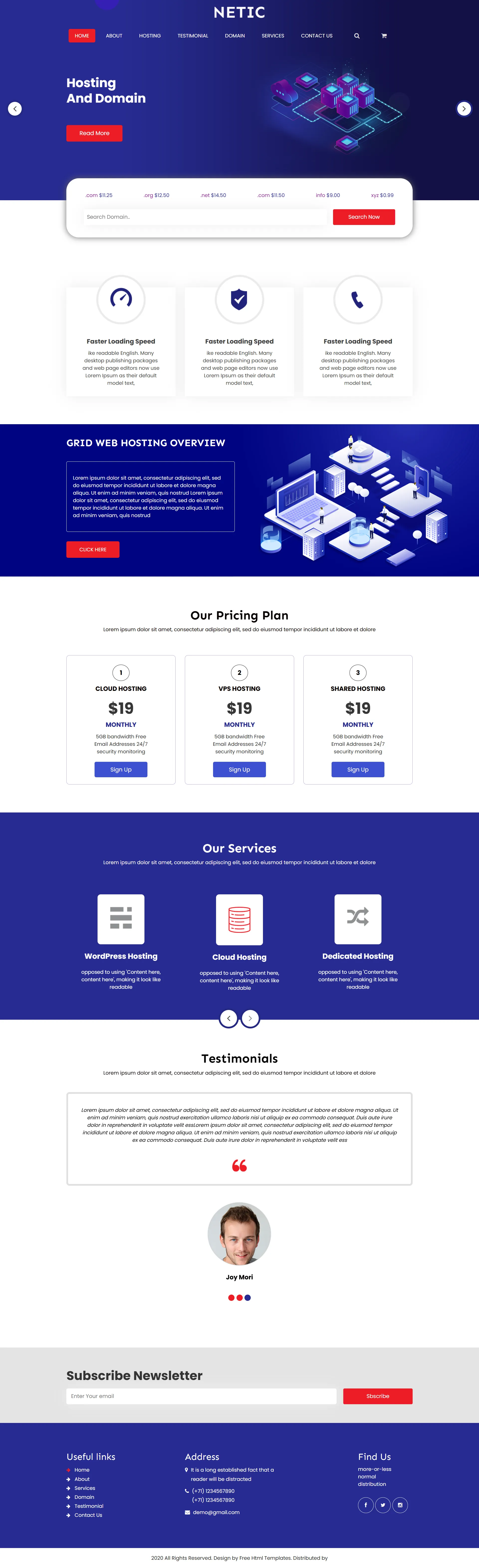 netix Project Website